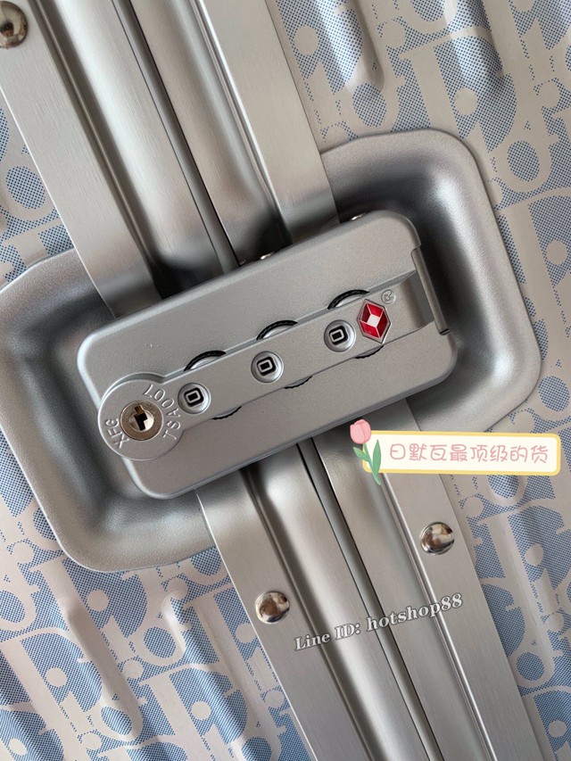 RIMOWA迪奧Dior聯名鋁合金款行李箱四輪拉杆箱 gdx1631